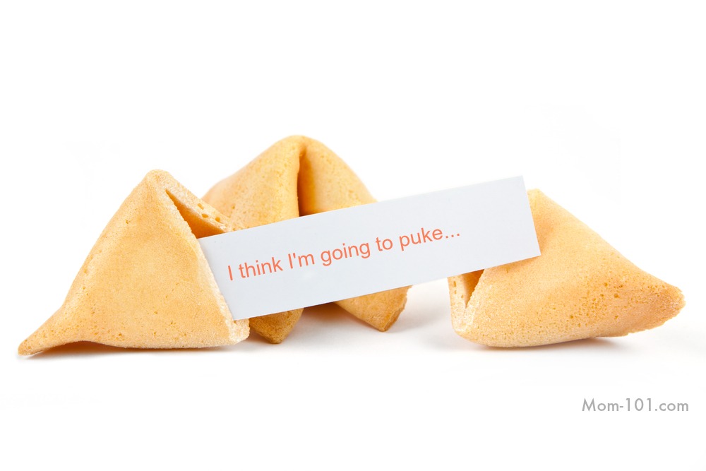 Fortune cookie to announce pregnancy